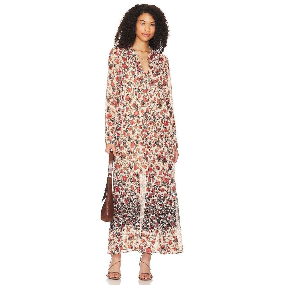 New Free People See It Through Dress in Tea Combo Size Small - Picture 1 of 10